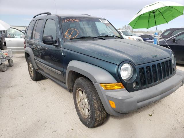 JEEP LIBERTY SP 2006 with VIN 1J4GL48K06W110596 - Photo from auction