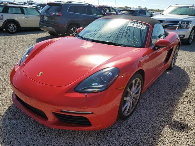 Photo 2 from auction – 2017 PORSCHE BOXSTER with VIN WP0CA2A81HS220418