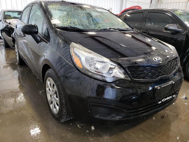 KIA RIO LX 2015 with VIN KNADM4A33F6529547 - Photo from auction
