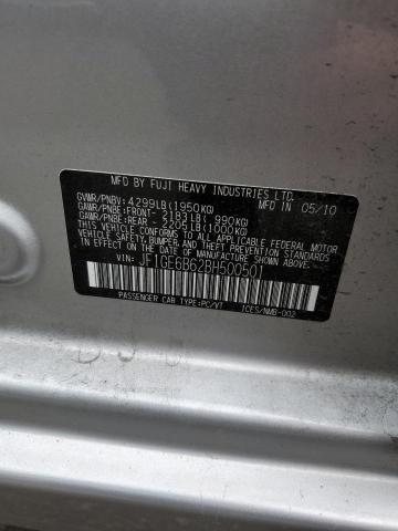Photo 10 from auction – 2011 SUBARU IMPREZA 2. with VIN JF1GE6B62BH500501