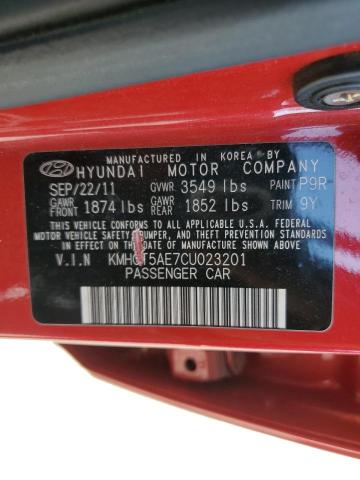 Photo 10 from auction – 2012 HYUNDAI ACCENT with VIN KMHCT5AE7CU023201
