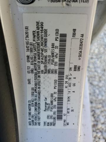 Photo 10 from auction – 2013 FORD FIESTA SE with VIN 3FADP4EJ9DM116490