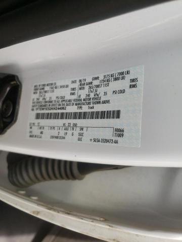 Photo 10 from auction – 2019 FORD F150 SUPER with VIN 1FTEW1E52KKE44082
