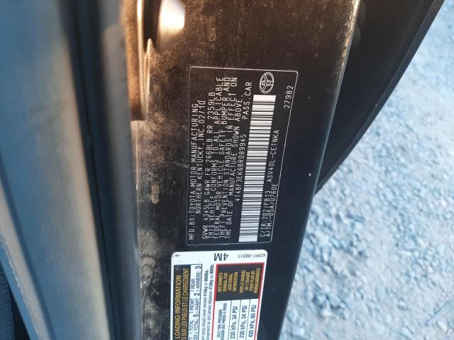 Photo 10 from auction – 2011 TOYOTA CAMRY BASE with VIN 4T4BF3EK6BR089945