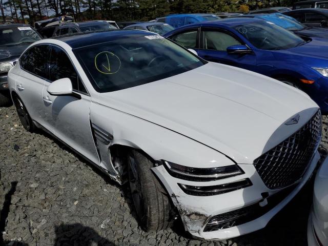 GENESIS G80 BASE 2021 with VIN KMTGC4SDXMU045489 - Photo from auction