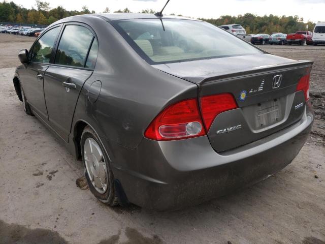 Photo 3 from auction – 2008 HONDA CIVIC HYBR with VIN JHMFA36228S001439