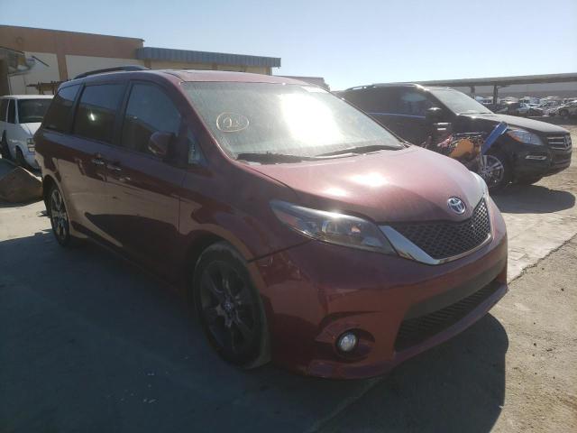 TOYOTA SIENNA SE 2016 with VIN 5TDXK3DC8GS708163 - Photo from auction