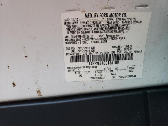Photo 10 from auction – 2013 FORD TAURUS SEL with VIN 1FAHP2E84DG166100