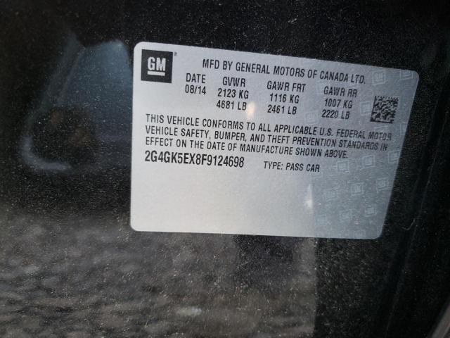 Photo 10 from auction – 2015 BUICK REGAL with VIN 2G4GK5EX8F9124698
