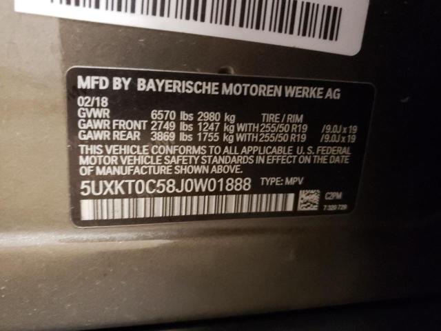 Photo 10 from auction – 2018 BMW X5 XDR40E with VIN 5UXKT0C58J0W01888