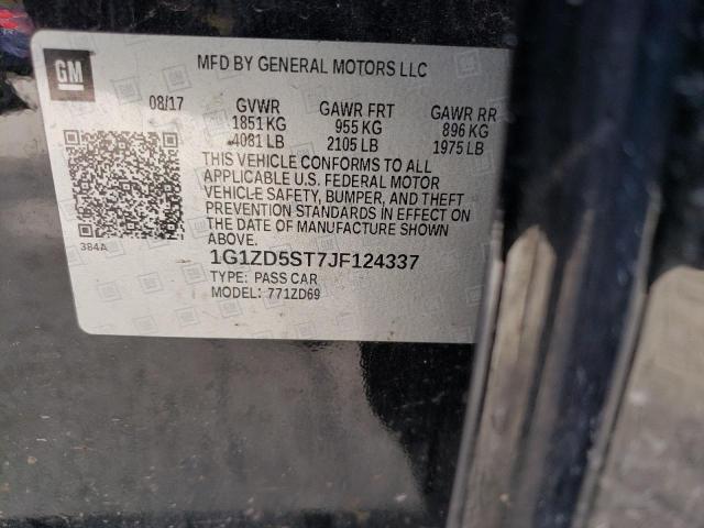 Photo 10 from auction – 2018 CHEVROLET MALIBU LT with VIN 1G1ZD5ST7JF124337