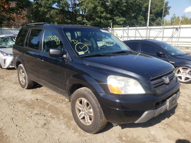 HONDA PILOT EXL 2005 with VIN 5FNYF18525B048325 - Photo from auction