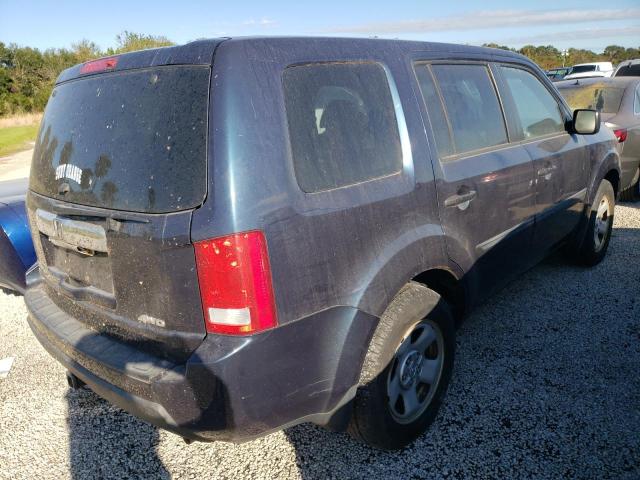 Photo 4 from auction – 2011 HONDA PILOT LX with VIN 5FNYF4H26BB040537