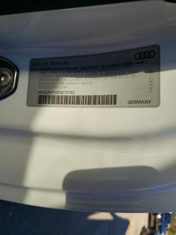 Photo 10 from auction – 2014 AUDI A5 PREMIUM with VIN WAULFAFH2EN013192