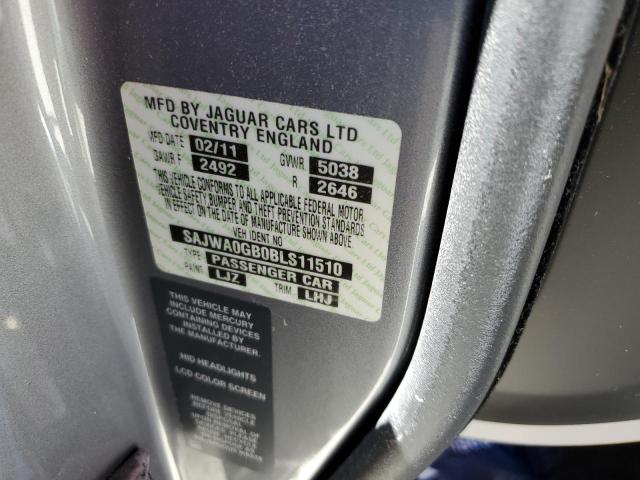 Photo 10 from auction – 2011 JAGUAR XF PREMIUM with VIN SAJWA0GB0BLS11510