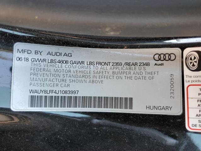Zdjęcie 10 z aukcji – 2018 AUDI A3 PREMIUM z VIN WAUY8LFF4J1083997