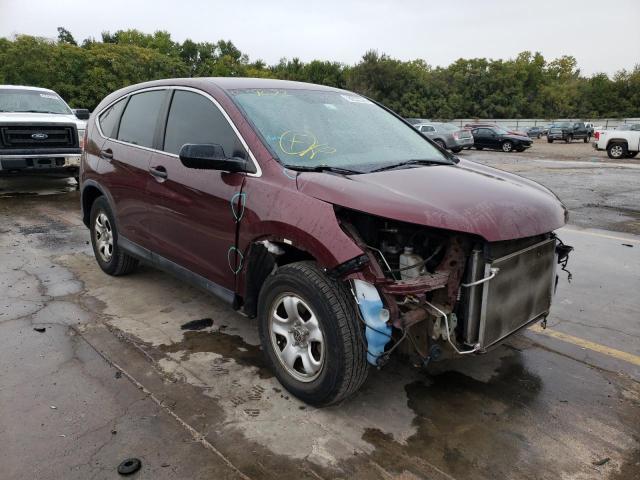 HONDA CR-V LX 2012 with VIN 5J6RM3H38CL039072 - Photo from auction