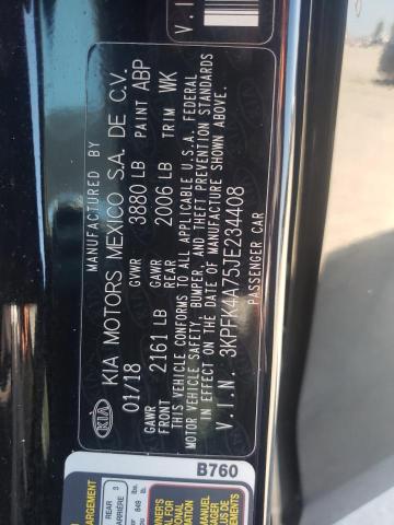 Photo 10 from auction – 2018 KIA FORTE LX with VIN 3KPFK4A75JE234408