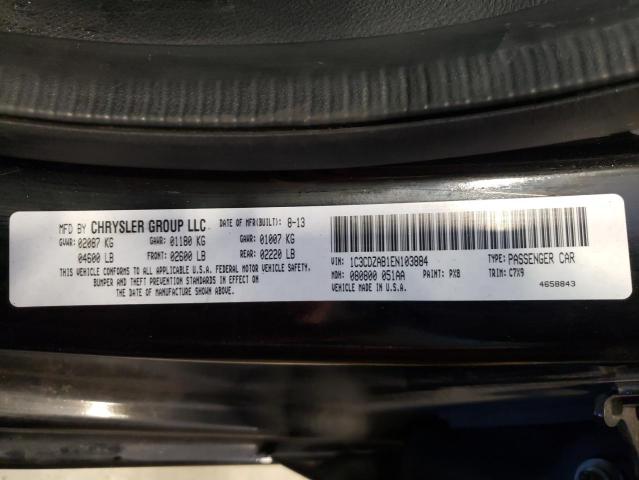 Photo 10 from auction – 2014 DODGE AVENGER SE with VIN 1C3CDZAB1EN103884