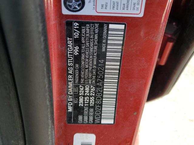 Photo 10 from auction – 2020 MERCEDES-BENZ E 350 with VIN WDDZF8DB2LA750214