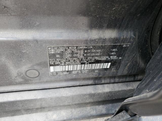 Photo 10 from auction – 2019 TOYOTA RAV4 XLE with VIN JTMP1RFV1KD029425