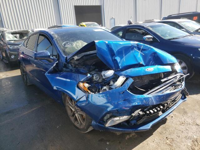 FORD FUSION SE 2017 with VIN 3FA6P0H70HR403095 - Photo from auction