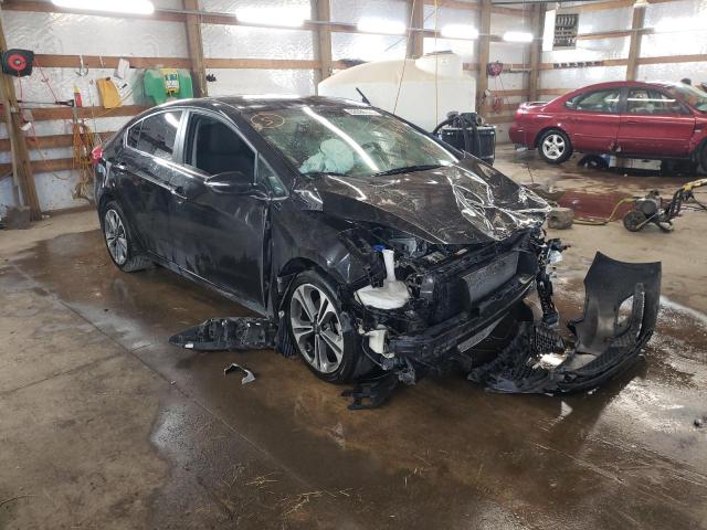 KIA FORTE EX 2014 with VIN KNAFX4A80E5068596 - Photo from auction