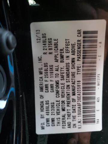 Photo 10 from auction – 2014 ACURA TL SE with VIN 19UUA8F36EA005818
