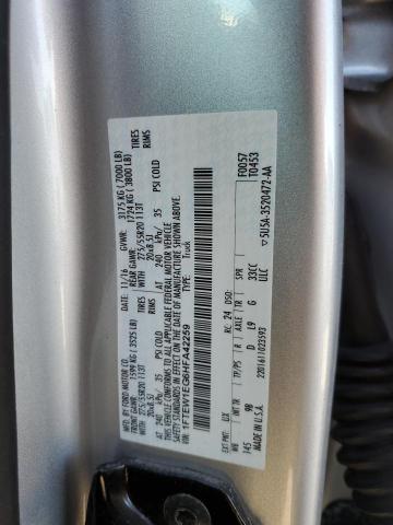Photo 10 from auction – 2017 FORD F150 FX4X4 with VIN 1FTEW1EG6HFA42259