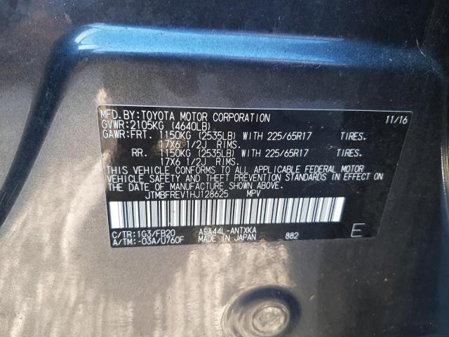 Photo 10 from auction – 2017 TOYOTA RAV4 LE with VIN JTMBFREV1HJ128625