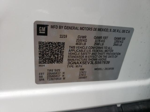 Photo 10 from auction – 2020 CHEVROLET EQUINOX LS with VIN 3GNAXSEV3LS597939