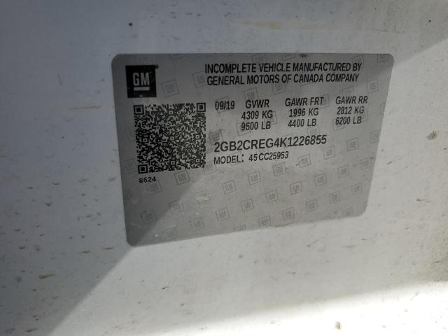 Photo 10 from auction – 2019 CHEVROLET SILVERADO with VIN 2GB2CREG4K1226855