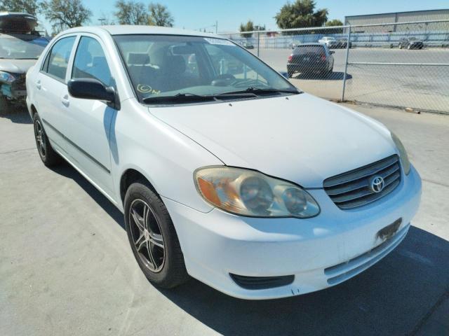TOYOTA COROLLA CE 2003 with VIN JTDBR32E930015352 - Photo from auction