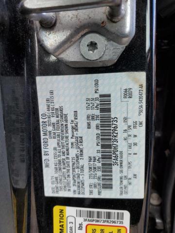 Photo 10 from auction – 2015 FORD FUSION SE with VIN 3FA6P0H73FR296735