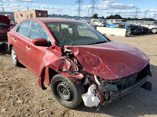 NISSAN SENTRA S 2014 with VIN 3N1AB7AP7EL607075 - Photo from auction