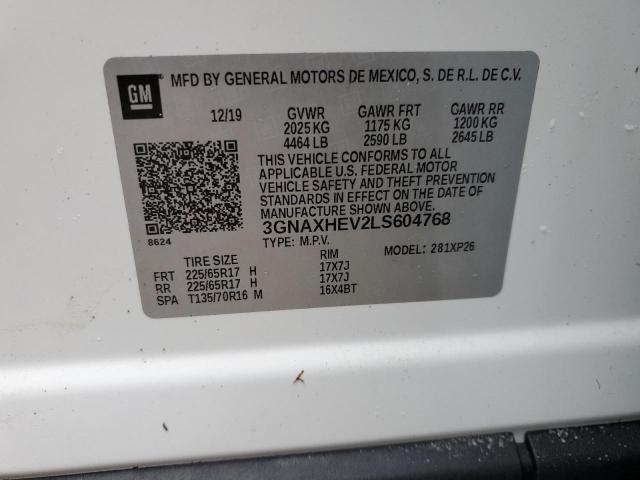 Photo 10 from auction – 2020 CHEVROLET EQUINOX LS with VIN 3GNAXHEV2LS604768