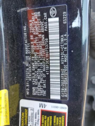Photo 10 from auction – 2011 TOYOTA CAMRY with VIN 4T1BF3EK1BU753756