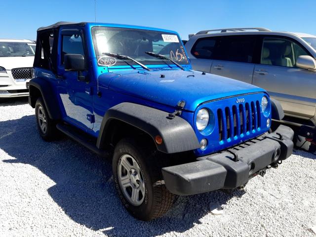 JEEP WRANGLER S 2016 with VIN 1C4AJWAG6GL308962 - Photo from auction