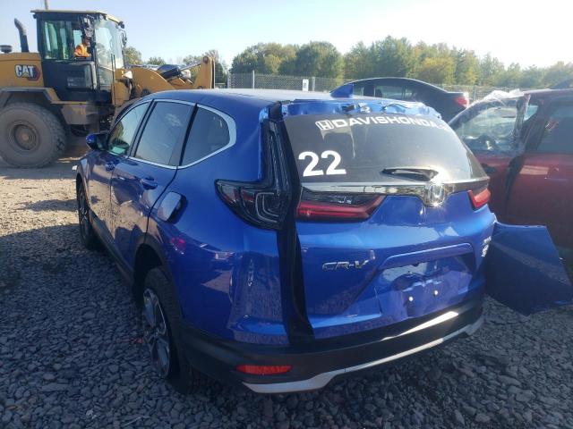 Photo 3 from auction – 2022 HONDA CR-V EX with VIN 7FARW2H58NE019104