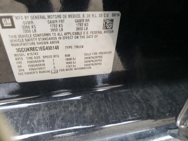 Photo 10 from auction – 2014 CHEVROLET SILVERADO with VIN 3GCUKREC1EG498148