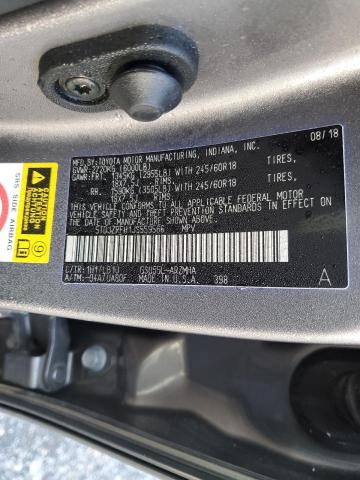 Photo 10 from auction – 2018 TOYOTA HIGHLANDER with VIN 5TDJZRFH1JS559566