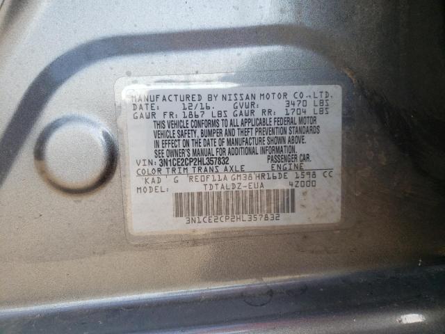 Photo 10 from auction – 2017 NISSAN VERSA NOTE with VIN 3N1CE2CP2HL357832