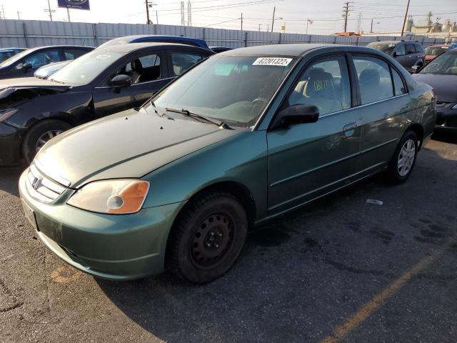 Photo 2 from auction – 2003 HONDA CIVIC LX with VIN 2HGES16583H509165