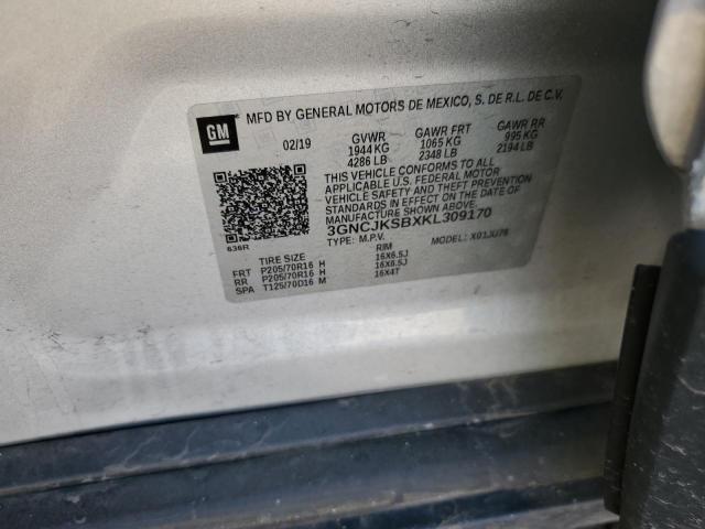Photo 10 from auction – 2019 CHEVROLET TRAX LS with VIN 3GNCJKSBXKL309170