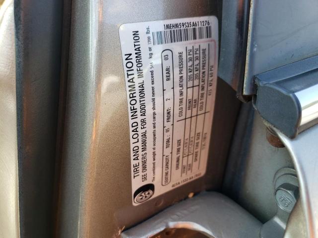 Photo 10 from auction – 2005 MERCURY SABLE LS P with VIN 1MEHM59S35A611276