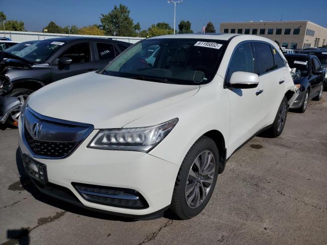 Photo 2 from auction – 2016 ACURA MDX TECHNO with VIN 5FRYD4H45GB019823
