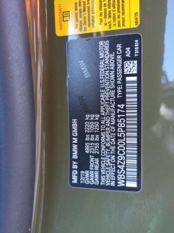Photo 10 from auction – 2020 BMW M4 with VIN WBS4Z9C00L5P85174