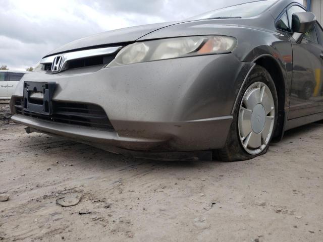 Photo 9 from auction – 2008 HONDA CIVIC HYBR with VIN JHMFA36228S001439