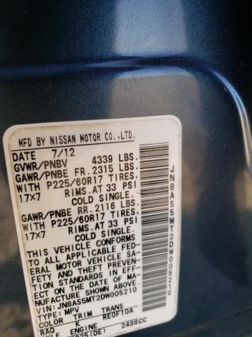 Photo 10 from auction – 2013 NISSAN ROGUE S with VIN JN8AS5MT2DW005210