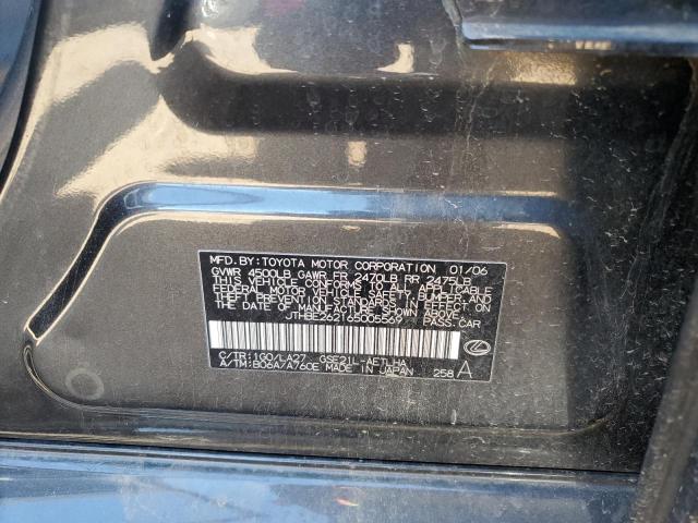 Photo 10 from auction – 2006 LEXUS IS 350 with VIN JTHBE262165005569